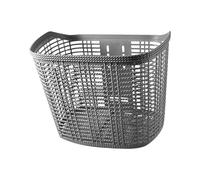 Luwecf Cesta para Bicicleta con Material Resistente Y Liviano Montaje Fácil Amplia Capacidad para Transportar Alimentos Libros Y Objetos Personales Adecuada, S Gray