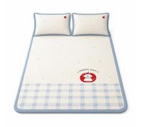 Luwecf Colchoneta de Etileno para Verano, Colchoneta Lavable a Máquina para Dormir Cómodamente, para la Familia, Cama de Hoja - Perro Manzana