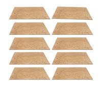 Luwecf Conector de Tubo Curvo Profesional de Corcho Silencioso, 10 Piezas, 2mm de Espesor