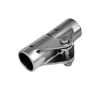 Luwecf Conector Marino de Acero Inoxidable Abrazadera de Tubo Accesorio de Tubería Acabado Apto para Reparación de Barandillas y Toldos Náuticos, 316 Pequeña Abeja Con Perno 25mm