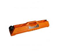 Luwecf Contenedor de Líquidos para Exterior Depósito Tanque Bidón Caneca Compacto y Apilable con Asa Tapón Lateral y Ranuras Material de Adecuado para , Naranja