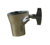 Luwecf Cymbal Stand Tube Joint Conexión de Tubo para Soporte de Platillo con Montaje de Seguridad Tornillo Reemplazable Metálico Cerradura Lateral Accesorio, de 25 Mm a 22 Mm