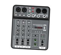 Luwecf DJ Audio mezclador de mezcladora compacta pantalla digital sonidos de consola de sonido mezclador para studio de inicio