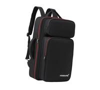 Luwecf Efectos Bolsa Pedalera para Guitarra con Acolchado de Distribución Interna Eficiente Asa Robusta Y Tejido Resistente Al Agua Adecuada para M, Grande