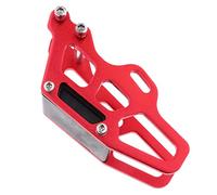 Luwecf Guía de Cadena Trasera para Motocicleta con Deslizante Protector Guardacadena Construida en Aluminio Anodizado Adecuada para Proteger y Embellecer, rojo