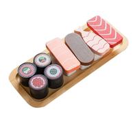 Luwecf Juego de Comida para Cortar Sushi, Juguete de Aprendizaje de Comida de Sushi, Percepción del Color Fina