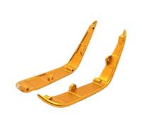 Luwecf Juego de Guardabarros Delanteros de Aluminio para Coche RC H12Y 1:12, Piezas Izquierda y Derecha, Dorado