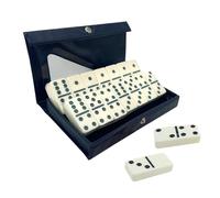 Luwecf Juego de Mesa con Números de Juguete de Viaje de Juego de Dominó Doble para Niños de Interior Y Exterior
