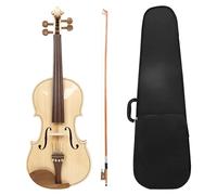 Luwecf Juego de violín 4/4, kits de violín para principiantes, instrumentos musicales de cuerda, kits de iniciación para adultos y niños