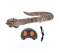 Luwecf Juguete de Serpiente Realista Electrónico con Se Mueve Y Gira Recargable por USB Adecuado para Juegos de Broma Y Fiestas Infantiles 40c
