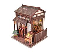 Luwecf Kit de Casa en Miniatura, Rompecabezas de Madera para Manualidades