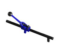 Luwecf Manual de Llantas para Portátil Ajustable de Metal Reparación de Neumáticos Adecuada para Coches Camiones Motos Taller Automotriz, 45cm