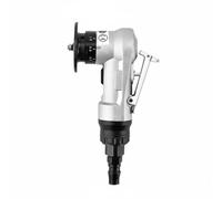 Luwecf Máquina Biseladora Neumática Herramienta Desbarbadora Acabadora de Bordes Mini Biseladora Motor de 30000 RPM y Ajuste C Profundidad 0 a 3 Mm Adecuada, Plata, Acero Potente