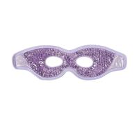 Luwecf Máscara Ocular Gel Fría Máscara Ojos con Gel Perlas Compresa Fría Caliente Ajustable Reutilizable Almohadilla para Relajar Fatiga Aliviar Bolsas Ojos, Violeta