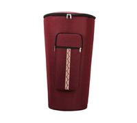 Luwecf Mochila Porta Djembe Fabricada en Tela Oxford Impermeable con Acolchado Suave Y Cremallera Doble Adecuado para Ensayos Conciertos, Red 10 Inch