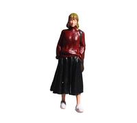 Luwecf Modelo a Escala 1/64 de Figura de pie, Resina para diseño arquitectónico y Trenes, Woman in Sweater