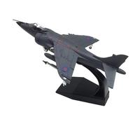 Luwecf Modelo a Escala 1/72 de Un Avión a Reacción de Metal Fundido con Soporte de Exhibición para Mueble de TV, Estante U Oficina.