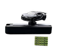 Luwecf Modelo de Coche a Escala 1/64, Elementos Decorativos para El Interior del Vehículo, Adorno para El Salpicadero, Negro
