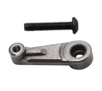 Luwecf Pieza de Reparación de Bocina de Servo de Metal, Brazo de Dirección de Alto Rendimiento para TRX6 1:4