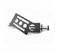 Luwecf Portacápsulas de Tocadiscos Headshell Portacápsulas Portaagujas Brazo Fonocaptor con Ajuste Fácil y Conexión Fiable para Canales Estéreo Adecuado para, Negro