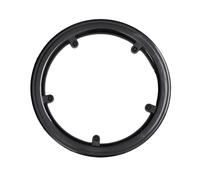 Luwecf Protector de Cadena de Bicicleta Cubierta de Plato Protector Sprocket Anillo para Cadena Material Resistente Adecuado para Reparación Uso Diario Monta, Negro