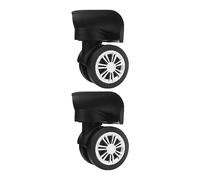Luwecf Ruedas para Maletas Ruedas Giratorias de Repuesto Ruedas Silenciosas Doble Rodillo Material PP Resistente Adecuado para Reparar Maletas de Viaje Equip, Estilo d