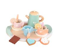 Luwecf Set de té Infantil, Actividad de Tarde, Tazas educativas para niñas Entre 2 y 6 años, Juego de Cocina, Style E
