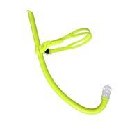 Luwecf Snorkel Tubo de Buceo Seco para Niños Boca Suave en Silicona y Tubería de PVC Fácil de Usar Adecuado para Nadar Bucear Esnórquel Acuática, Amarillo