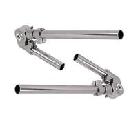 Luwecf Soporte Resistente para Tom, Accesorio de Percusión Estable, 2 piezas