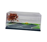 Luwecf Vitrina de Coche a Escala 1/64, Modelo Fundido a Presión, Protección para Estacionamiento Doble