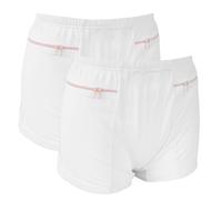 LUWOO Calcetines para Mujeres, Ropa Interior de Viaje con Cremallera Calcetines para Mujeres, tamaño Medio 2 Paquetes (Blanco)