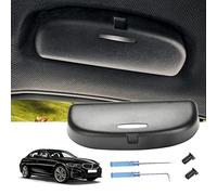 LUWU Compatible con BMW F30 F10 F12 F01 G20 G30 G32 G11 X1 X3 X5 X7 Soportes para Gafas de Coche,Soporte Universal para Gafas de Sol para Coche,Gafas Funda Interior Accesorios (Negro)