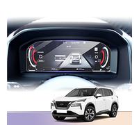 LUWU Compatible con Nissan Qashqai J12 e-Power/Juke 2024 /X-Trail T33 2023 2024 2025 Protector de Pantalla de Instrument 12,3 Pulgadas Vidrio Templado Protector de Pantalla 9H Antiarañazos