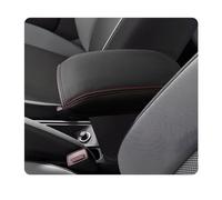 LUWU Compatible con Seat Leon 5F MK3 2013-2019 Protector Reposabrazos Leon 5F Microfibra de Cuero Apoyabrazos Coche Cojín Accesorios Leon 5F (Negro)