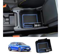 LUWU Compatible con VW Polo AW MK6 Taigo 2018-2023 2024 consola central, reposabrazos, caja de almacenamiento, guantera, organizador, consola central, coche, AW1, Taigo, accesorios tuning con