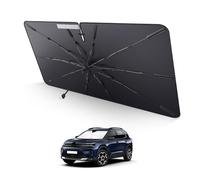 LUWU Parasol Coche Compatible con Citroen C5 Aircross 2018-2024 2025 Parasol para Parabrisas Delantero Plegable Protección UV C5 Aircross Hybrid Accesorios