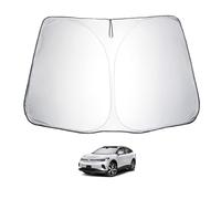 LUWU Parasol Coche Compatible con Volkswagen VW ID.4 ID4 ID.5 2020-2024 2025 Plegable Protección Solar para Parabrisas Protección UV Interior Accesorios