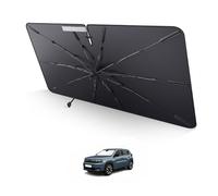 LUWU Parasol para coche compatible con Fiat Panda Cross/City Cross/Hybrid 2021-2024 2025 Parabrisas Protección UV Parasol Coche Parasol Paraguas Panda Accesorios
