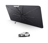 LUWU Parasol Paraguas Coche Compatible con Ford Focus MK4 2018-2024 2025 Delantero Parabrisas Parasol Coche Paraguas Plegable Protección UV Accesorios Focus MK4 ST 2025
