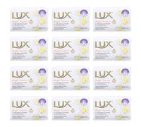 Lux Bright Impress - Jabón (12 unidades, aroma delicado de camelias japonesas y aceite de cítricos, 80 g)