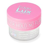 Lux Collection Edge Lux Edge Control Cera, 48 horas, máxima retención sin descamación, ingredientes naturales, acondicionador perfumado, gel de peinado para cabello duro, 1 pieza