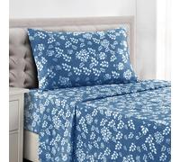 LUX D?cor Floral Twin XL Juego de sαbanas Sαbanas de microfibra ultrasuaves de 3 piezas con sαbana encimera de 16.0 in de profundidad, sαbana b