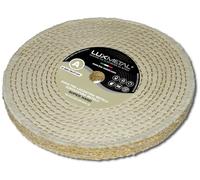 Lux Disco de Pulido de Metales en Sisal Algodón Super Duro 300 mm Discos para Pulir Aluminio Desbaste Metales Acero Inoxidable Rueda Pulido Aluminio Pulidora Muela Elimina Arañazos Pule Latón Cobre
