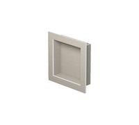 LUX ELEMENTS Nicho de ducha listo para azulejos de 40,6 x 40,6 cm, ducha prefabricada de espuma rígida, posibilidad de almacenamiento que ahorra espacio en la ducha y el baño