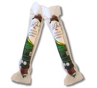 LUX IBÉRICO | Salchichón IBÉRICO de velita | Piezas de 250g | Embutidos Ibéricos de Extremadura | Formato vela o fuet | Salchichón Gourmet | Envasado al vacío (Pack 2, SALCHICHÓN IBÉRICO)