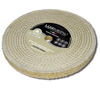 Lux Metal Disco de pulido de metal súper duro 250 mm Discos de algodón de sisal para pulido de espejo Desbaste de aluminio Disco de pulido de acero inoxidable Pulidora elimina rayones Latón Cobre