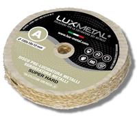 Lux Metal Disco de Pulido Super Hard de 100 mm en Sisal y Algodón. Discos para Pulir a Espejo Acero Inoxidable Metales Aluminio Rueda Pulidora para Taladro Muela elimina Arañazos en Latón Cobre Hierro