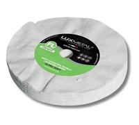 Lux Metal - Disco para pulir metales Ultra Soft 250 mm - Pulido y desbaste para aluminio acero inoxidable latón cobre bronce hierro cromo pulido de metales con pasta abrasiva