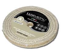 Lux Metal Disco Pulido Metales Super Hard 150 mm con discos sisal algodón para pulir a espejo aluminio acero inoxidable rueda pulidora para taladro, muela para eliminar arañazos en latón, cobre bronce