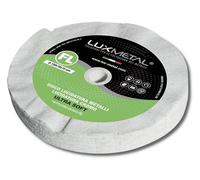 Lux Metal - Disco Pulido para Taladro en Franela de Algodón Ultra Suave 150 mm Discos Pulido Espejo Aluminio Cromo Metales Acero Inoxidable Muela Pulido Latón Cobre Madera Mármol Plexiglás